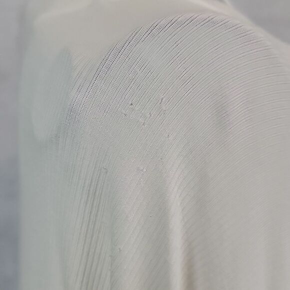 Free People Elegant Cream Draped Blouse In Summer White Womens Size S(Runs Big) - Picture 7 of 12